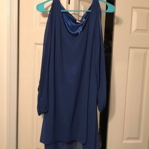 Open shoulder dress never been worn with tags